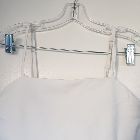 Girlfriend Collective size Large White Bra Top Cropped - Picture 3 of 4